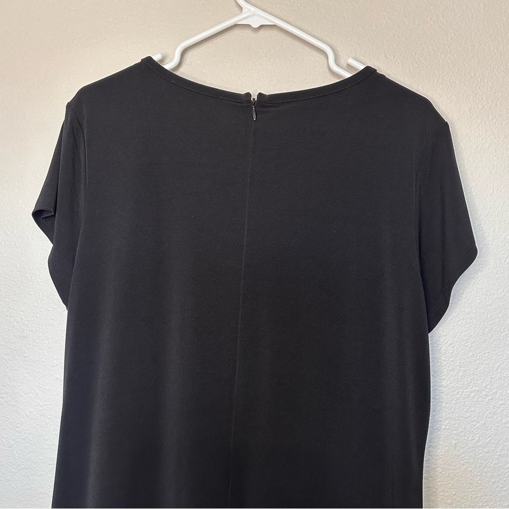 Michael Kors Black Dress with Pleated Hem. Size XL. Like New - Picture 4 of 7